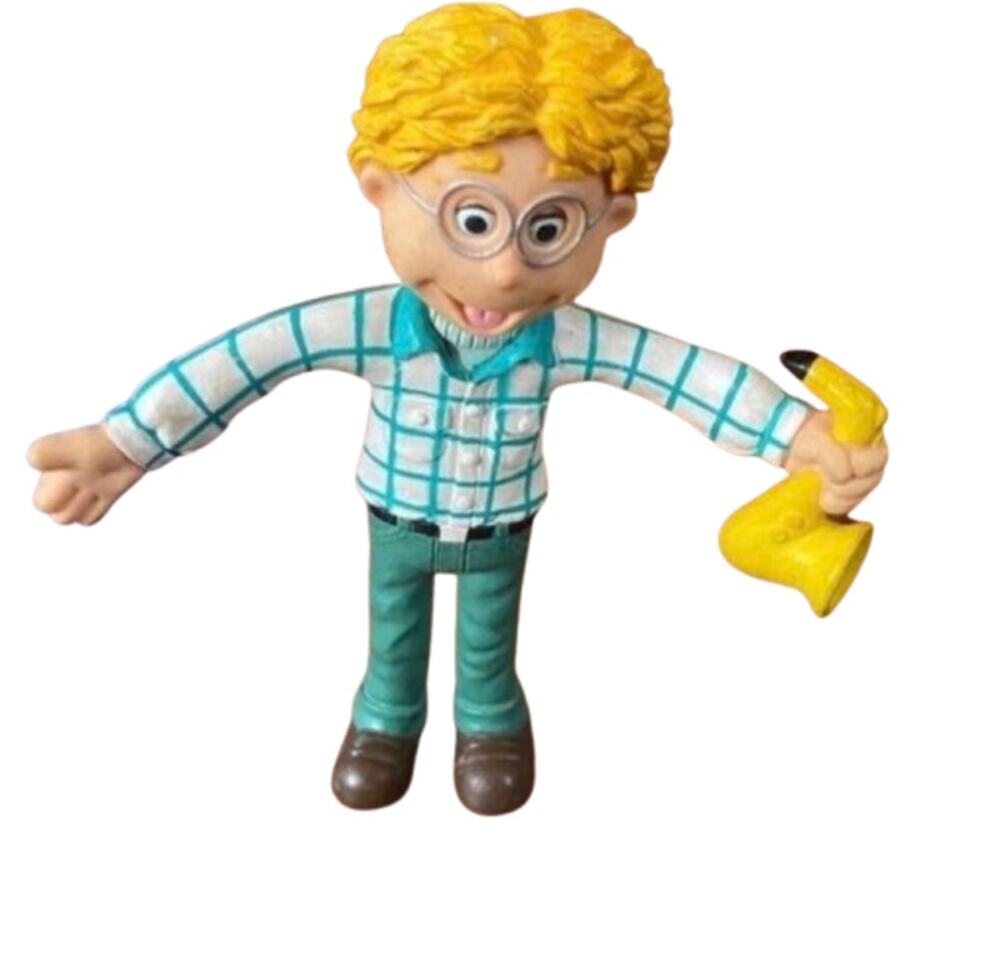 FISHER PRICE Vintage 1994 The Puzzle Place Ben Olafson Bendable PVC Figure
